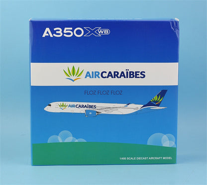 JC Wings Air Caraibes for Airbus A350-900 F-HHAV 1:400 Aircraft Pre-built Model