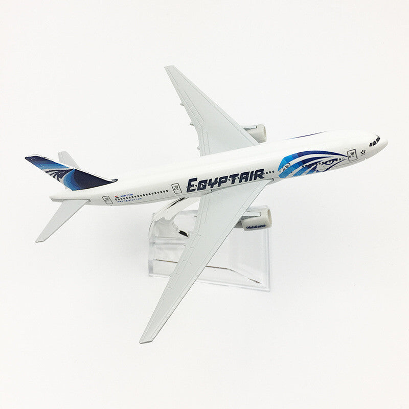 1:400 16cm B777 Egypt Air Airplane Model Alloy Aircraft Diecast Plane Ornaments