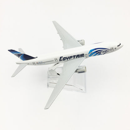 1:400 16cm B777 Egypt Air Airplane Model Alloy Aircraft Diecast Plane Ornaments