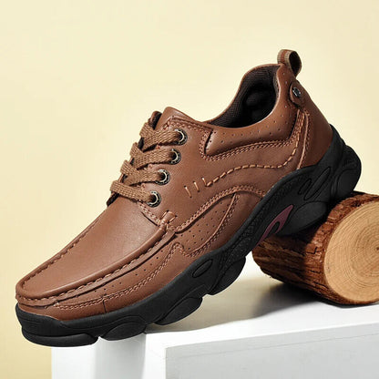 Genuine Leather Men Shoes Outdoor Comfortable Casual Shoes Flats Loafers