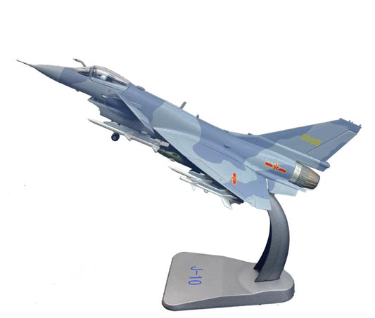 1:48 36CM China Air Force J-10 Fighter Plane Diecast Military Aircraft Model
