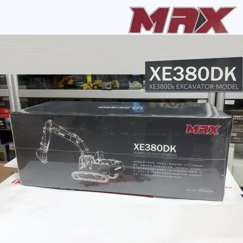 1:30 XCMG MAX XE380DK Excavator Construction Machinery Equipment Diecast Model