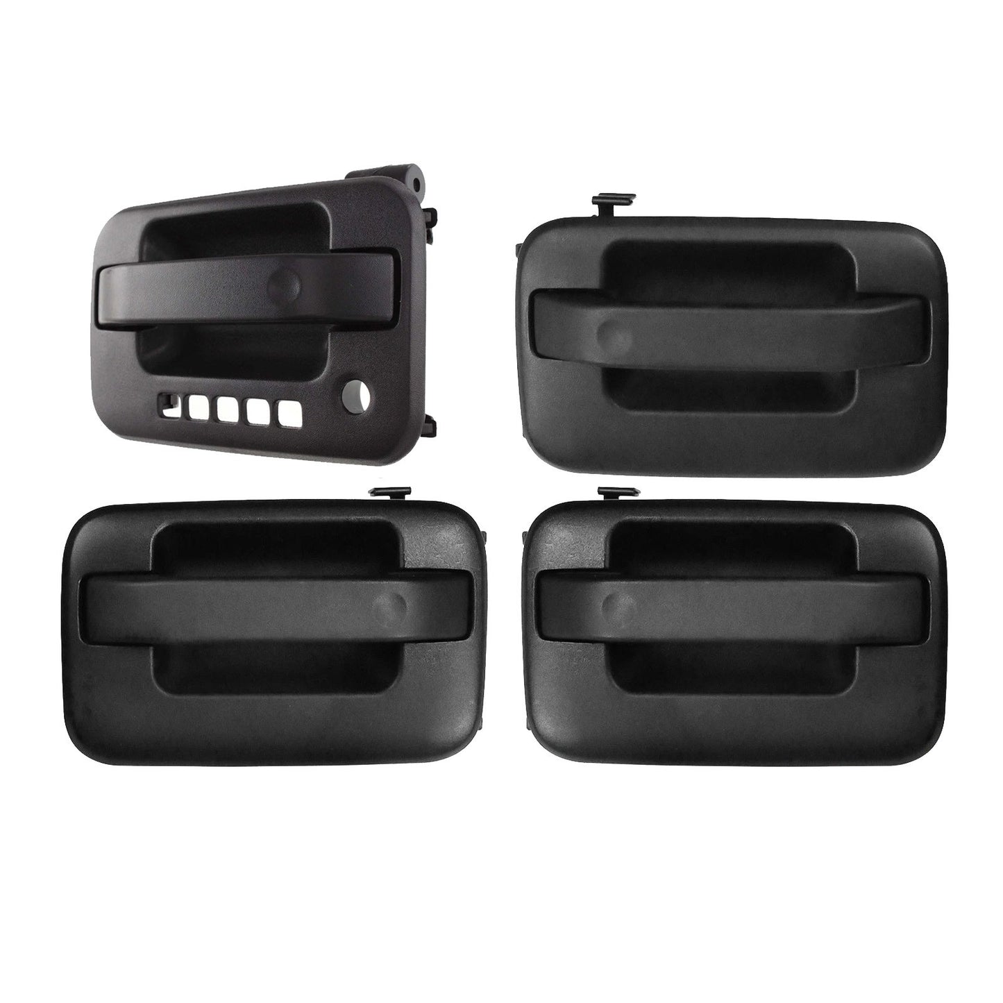 Set Of 4 Left And Right, Front, Rear Exterior Door Handle 2004-2014 For Ford