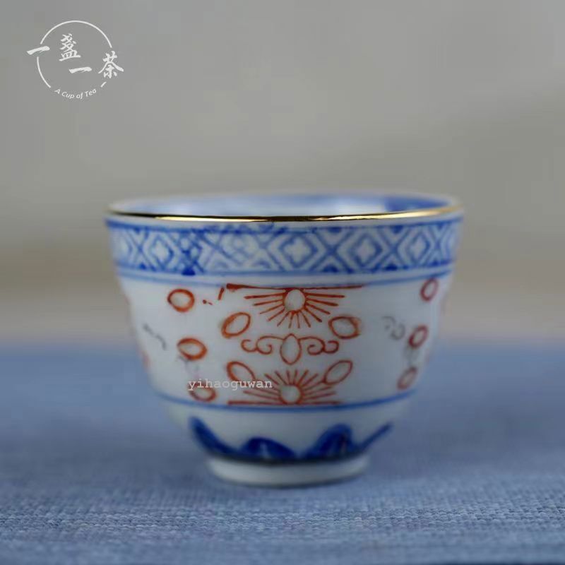 Chinese made multi-color porcelain tea cup master craftsmanship tea cup