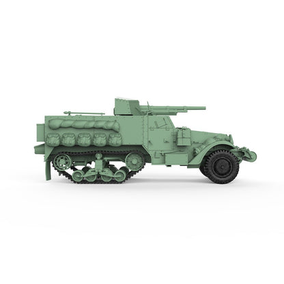 SSMODEL SS35551 1/35 Military Model Kit US M3 Multiple Gun Motor Carriage