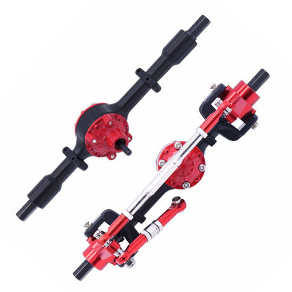 1/16 RC Car Upgrade Metal Front + Rear Axle Kit for WPL C14 C24 B14 B24 B16 B36