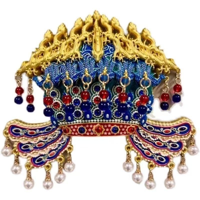 Xiaoduan Empress Dragon Phoenix Crown Fridge Magnet Metal Cultural Souvenir