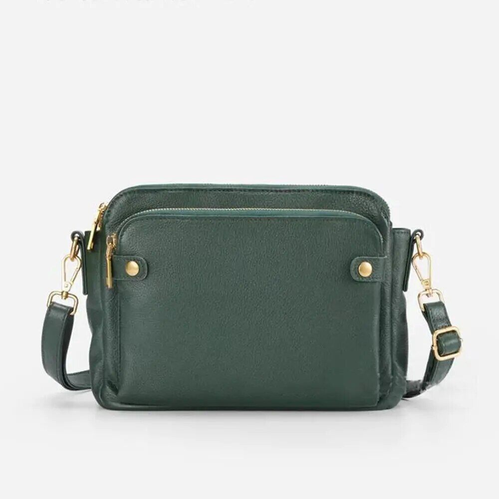 Three Layer Crossbody Shoulder Ladies Bag PU Shoulder Bag Purse Handbag Womens