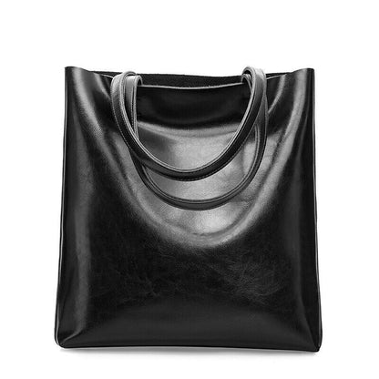 Women Cow Leather Bag Ladies Genuine Leather Handbag Female Hand Shoulder Bags