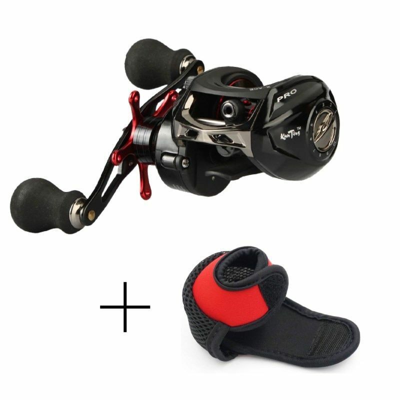 Baitcasting Fishing Reel Equipped Strands Line Braking Power Quality Ultra Light