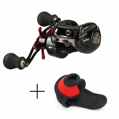 Baitcasting Fishing Reel Equipped Strands Line Braking Power Quality Ultra Light