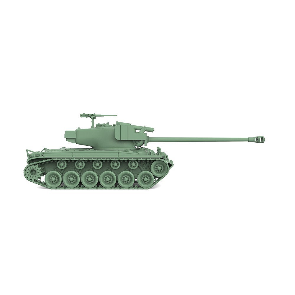 1/160 N SCALE Railway Military Model Kit US T26E4 M26 Super Pershing Heavy Tank