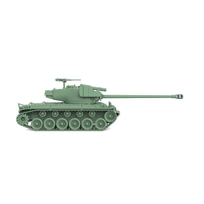 1/160 N SCALE Railway Military Model Kit US T26E4 M26 Super Pershing Heavy Tank