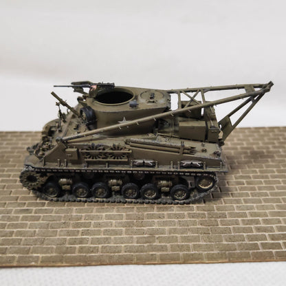 Homemade 1/72 US M32B3 Tank Recovery Vehicle Finished Model Ornament Toys