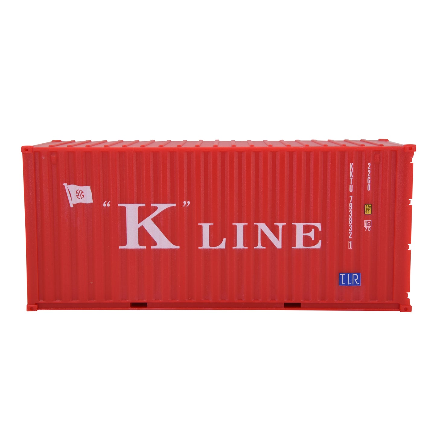 1:35 K-LINE 20GP Shipping Container Model Plastic Office Home Decorate Toy