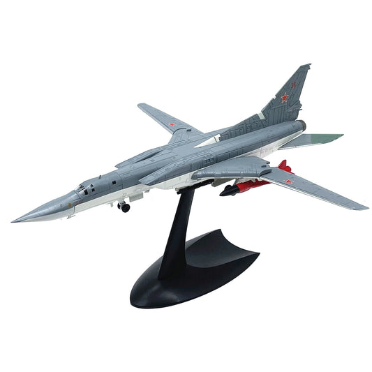 1:144 Russian TU-22M3 Backfire Alloy Aircraft Diecast Model With Display Stand
