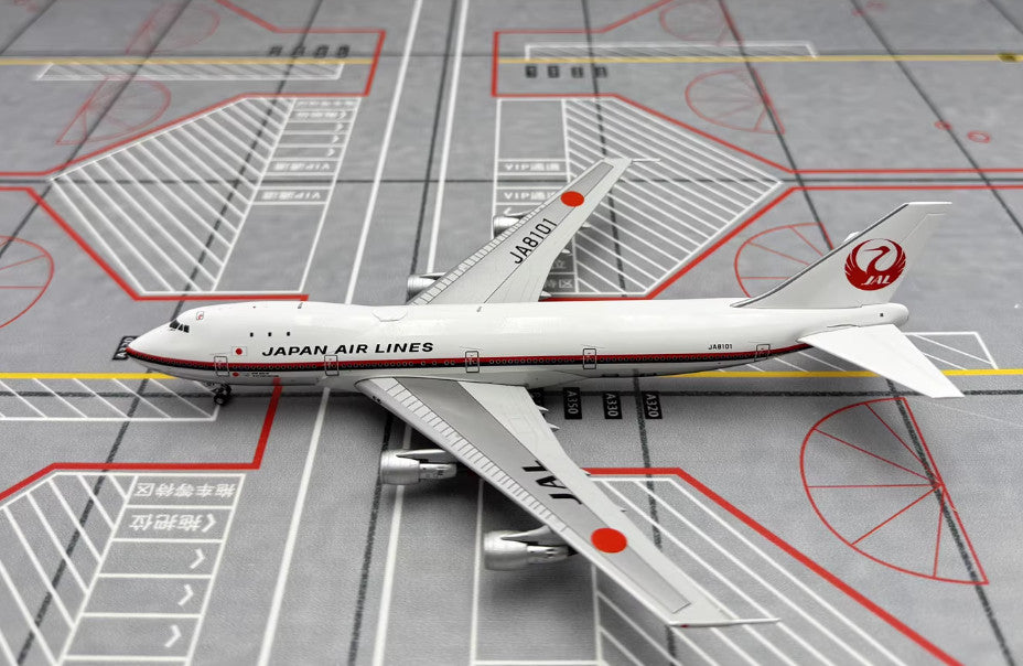 1:400 HX Models JAPAN AIRLINES BOEING 747-100 Passenger Airplane Diecast Model
