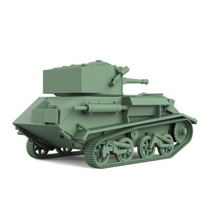 SSMODEL SS575 1/200/350/700 Military Model Kit British Vickers Mk.VI Light Tank