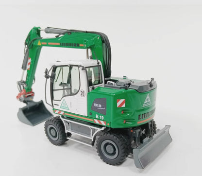 1:50 NZG LIEBHERR A918 Wheeled Excavator Gebr.Kutsch Machine Diecast Model