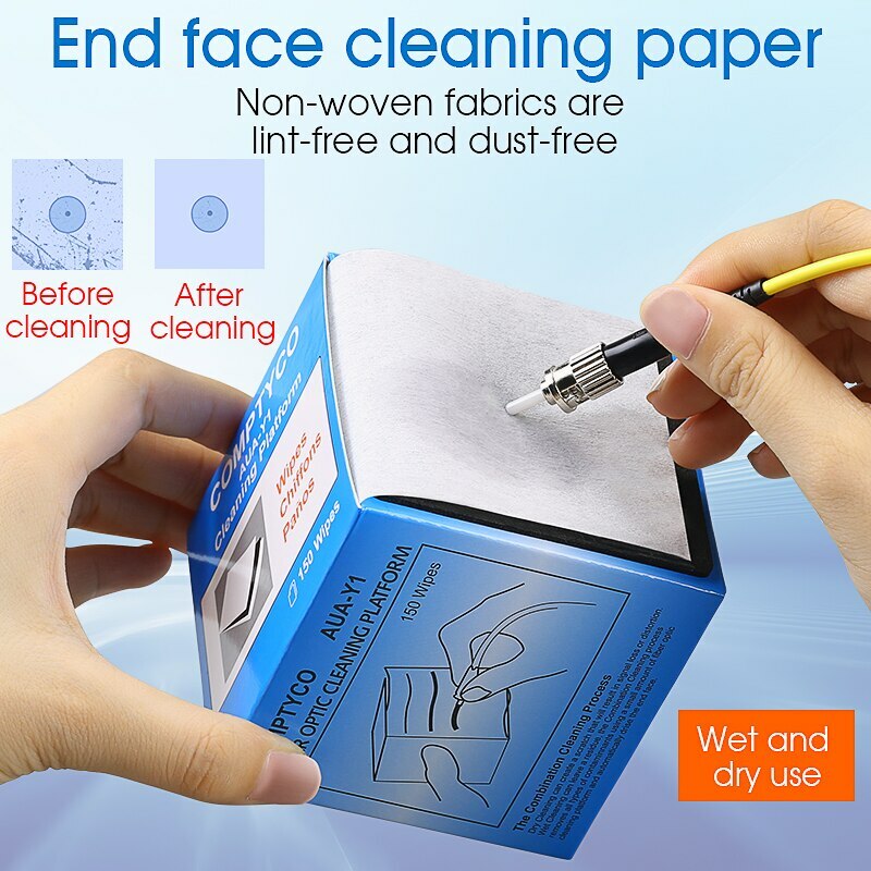 Fiber Clean Paper Fiber Cleaning Tool Dustfree Paper Fiber Optic Paper FTTH Tool