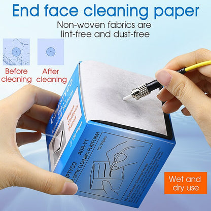 Fiber Clean Paper Fiber Cleaning Tool Dustfree Paper Fiber Optic Paper FTTH Tool