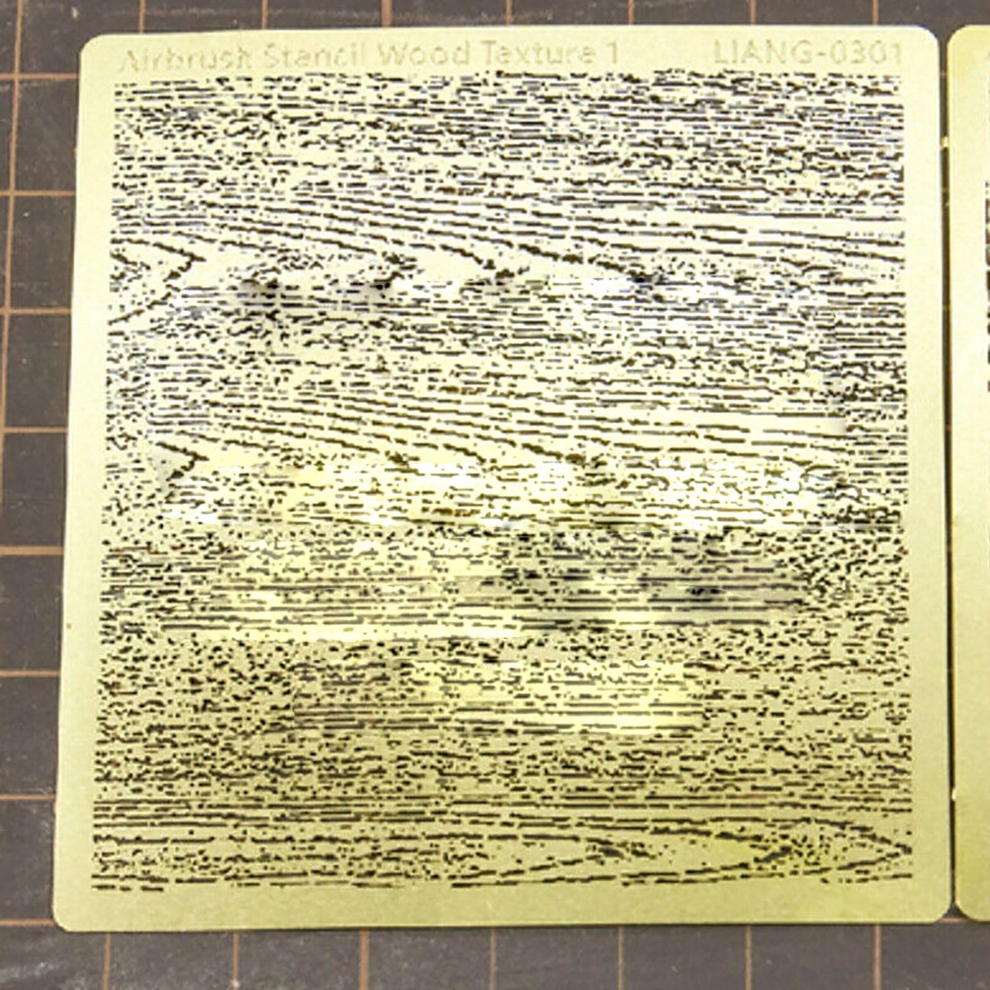 Wood Texture Airbrush Stencil Hobby Tools for 1/35 1/48 1/72 3G Model Building