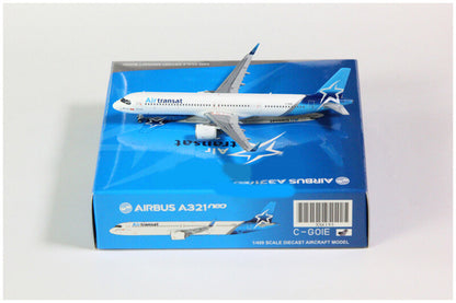 JC Wings Air transat For Airbus A321NEO C-GOIE 1/400 Aircraft Pre-built Model
