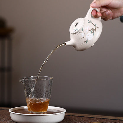Chinese Tea Pot Real Yixing Zisha White Clay Shipiao Pot Marked Handmade Craft