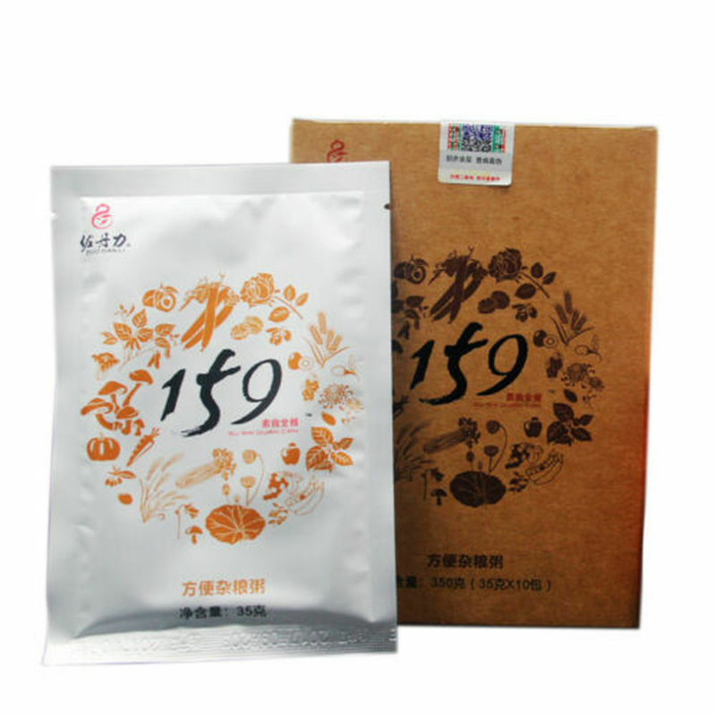 35grams*10bags* 3 Boxes 159 vegetarian meals Four boxes porridge"for 40 meals"