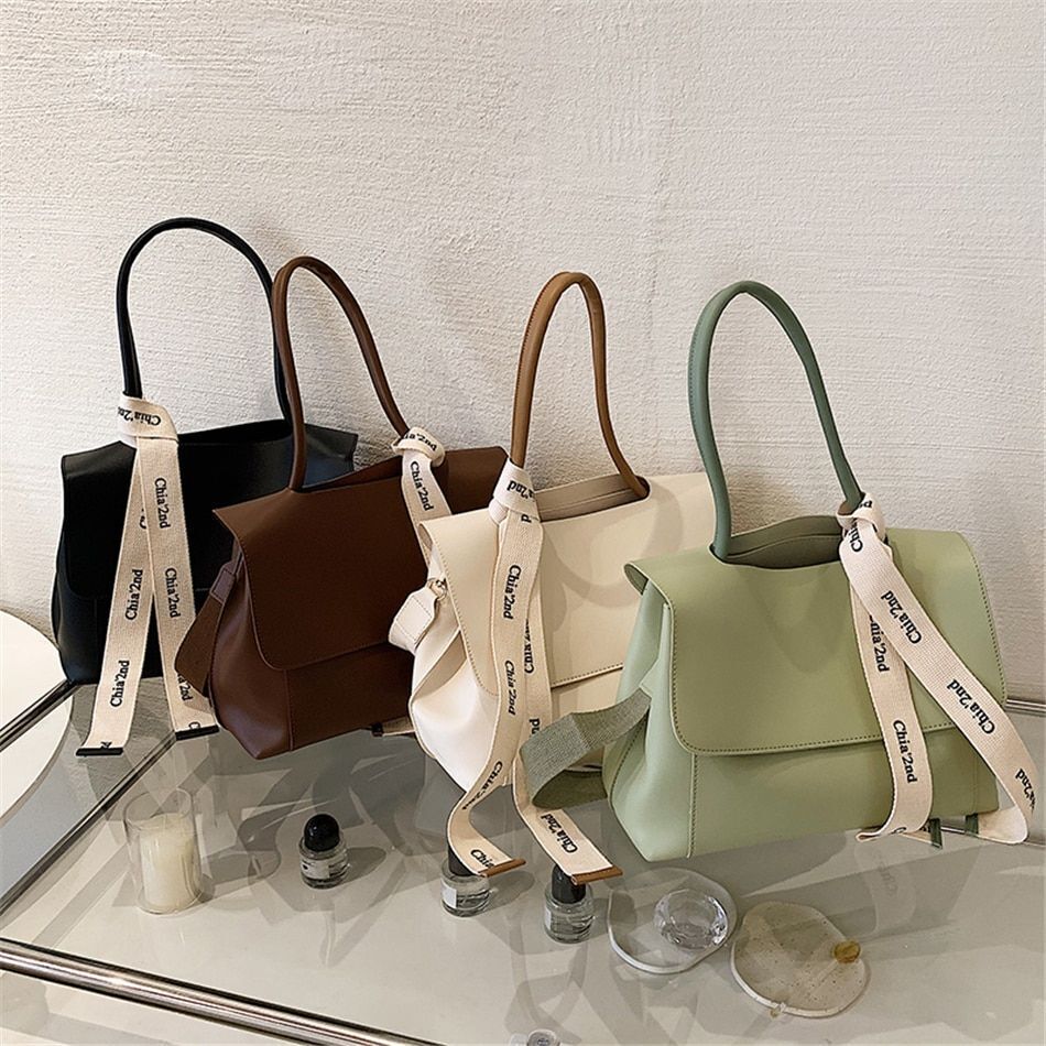 Large Capacity Tote Bag Leather Shoulder Crossbody Women Fashion Purse Handbags