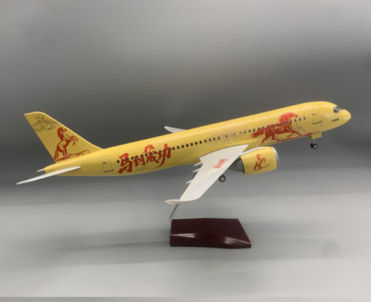 47CM 1:82 CHINA COMAC C919 Airplane Landing Gear Resin Plane Aircraft Model