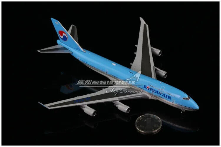 1:400 JC Wings KOREAN AIR BOEING 747-400 Passenger Airplane Diecast Plane Model
