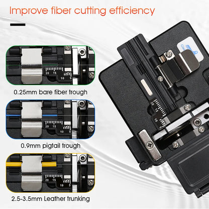 AUA-X2 FTTH Optic Fiber Cleaver Cable Cutting Knife High Precision Cutting Tool