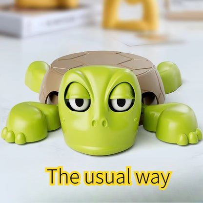 A funny coaster with the turtle staring at you