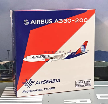 for Phoenix Air Serbia for Airbus A330-200 YU-ARB 1:400 Aircraft Pre-built Model