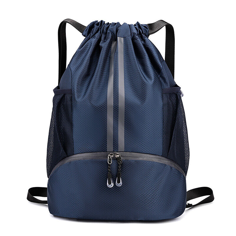 Waterproof Basketball Bag Wet Dry Separation Bags Swimming Drawstring Backpack