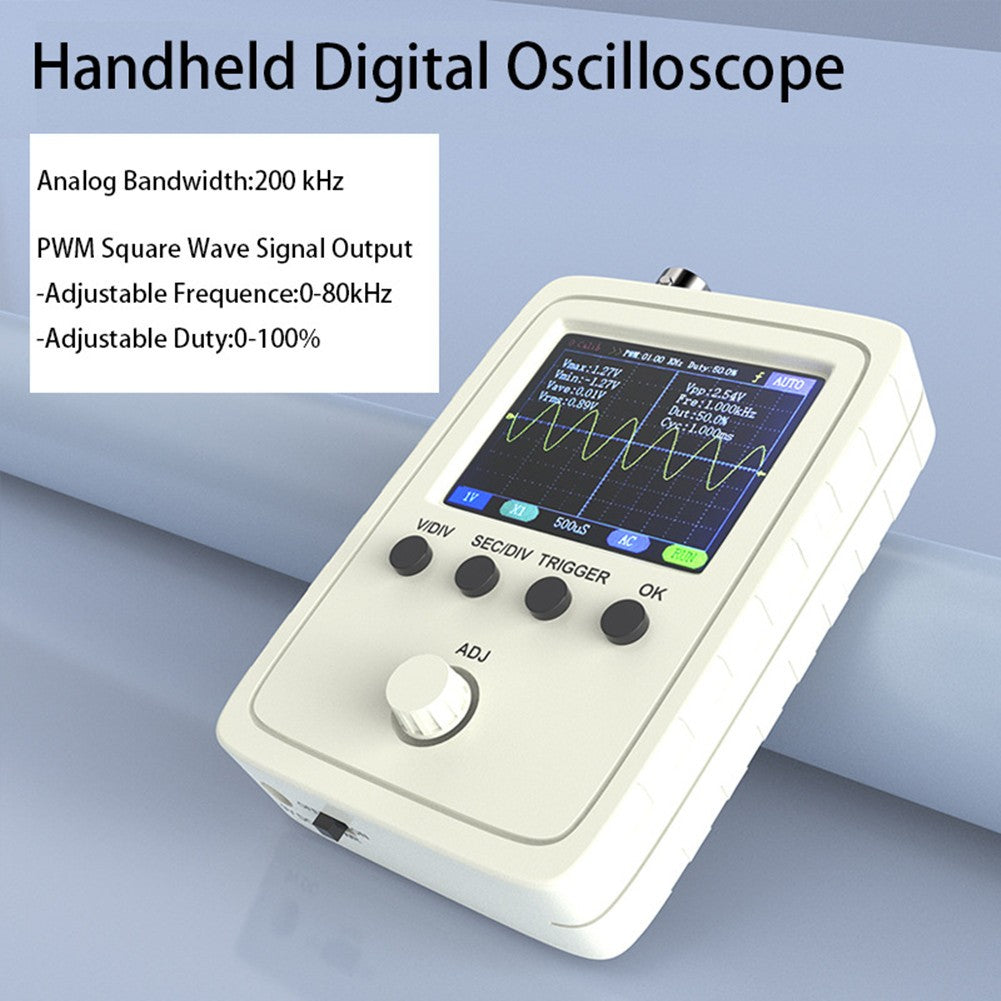Full Assembled DSO150 Digital Oscilloscope 2.4" LCD Display With Test Clip Power