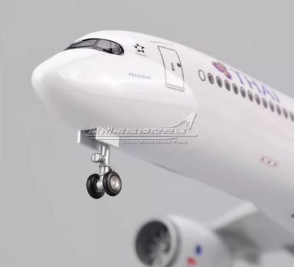 47CM 1:142 THAI AIRBUS A350 Passenger Airplane Landing Gears Resin Plane Model