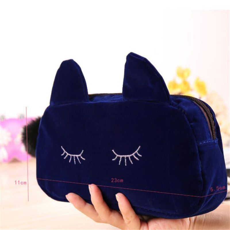 Cartoon Print Toiletry Bag Storage Case Travel Makeup Pouch Organizer Cosmetic