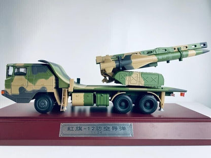 1:24 47CM HQ-12 Air Defense Missile Launcher Truck Diecast Model Collection