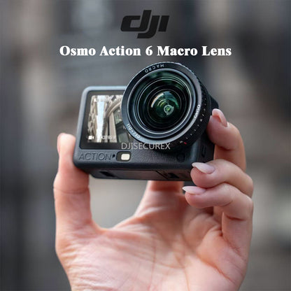 DJI Osmo Action 6 Macro Lens w/ Case – 11-75cm Focus