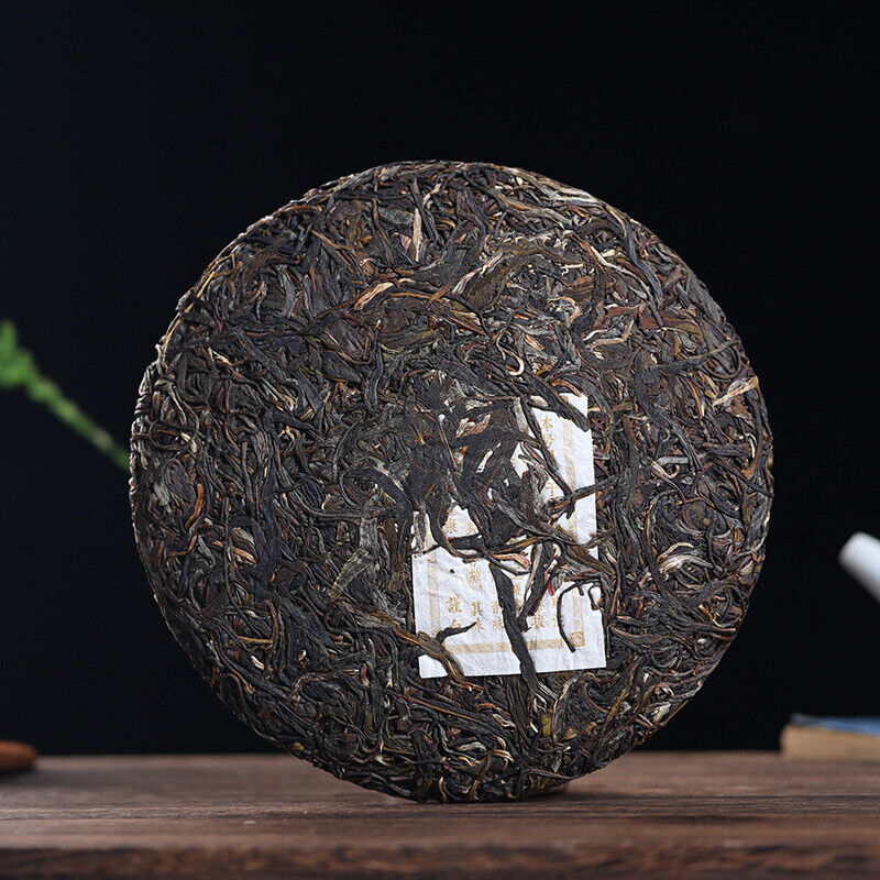 357g Yunnan Pu-erh Tea Yiwu Mint Ho-Tang Ming Qian Raw Tea Seven Seed Cake