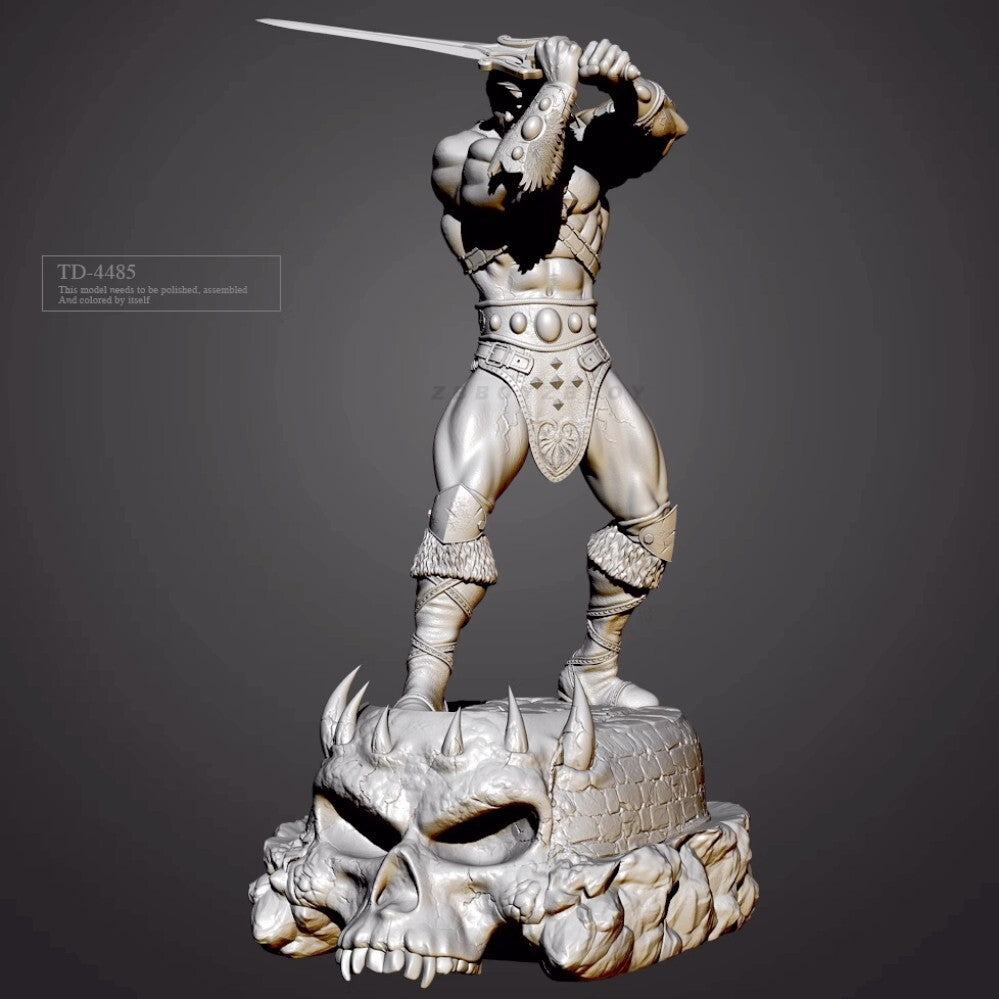 1/35 resin figure model Fantasy Male Warrior New Herman Unassembled Unpainted