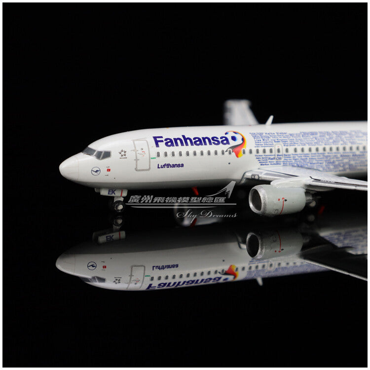 1:400 JC Wings Lufthansa Boeing 737-300 Passenger Plane Diecast Aircraft Model
