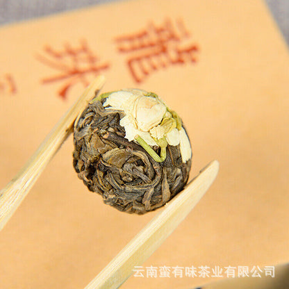 120g 18 Pack Yunnan Pu'er Tea Handmade Jasmine Dragon Ball Tea