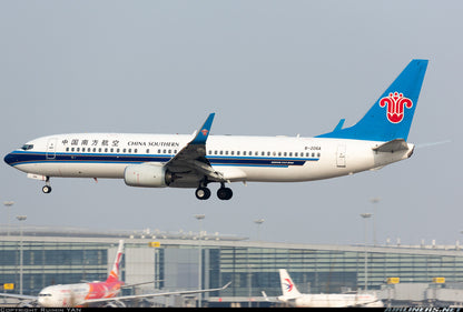 1:400 PandaModel CHINA SOUTHERN B737-800 B-206A Passenger Airplane Diecast Model