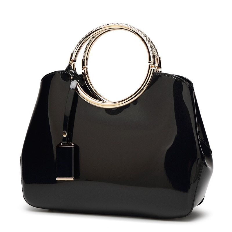 Women Bag Patent Leather Handbag Crossbody Messenger Shoulder Bag 28*22*10.5 CM