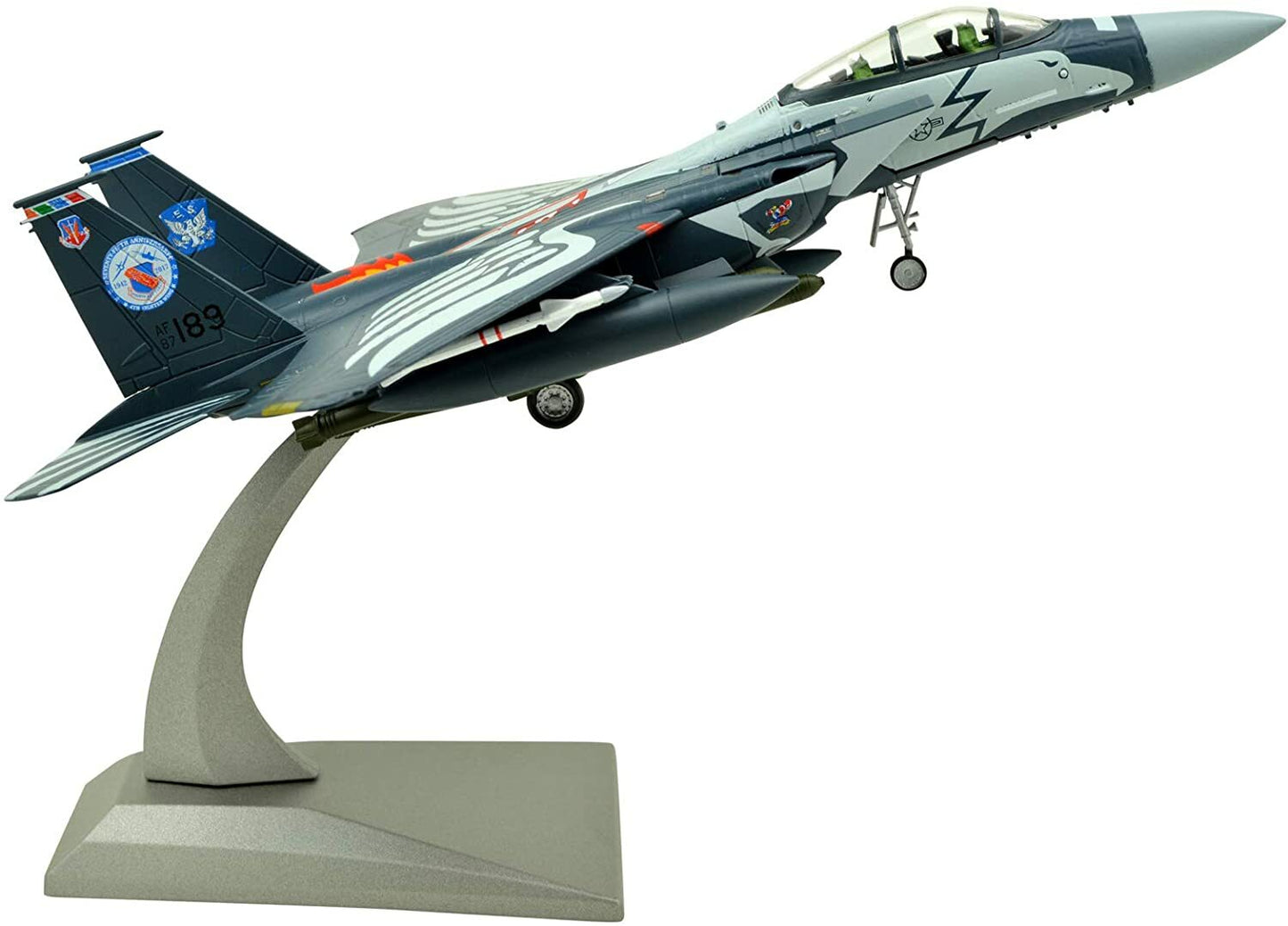 1:100 F-15E Eagle Fighter Attack Metal Military Airplane Model,US Air Force