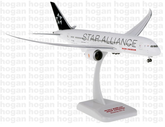 1:200 29CM Hogan AIR INDIA STAR ALLIANCE BOEING 787-8 Airplane ABS Plastic Model