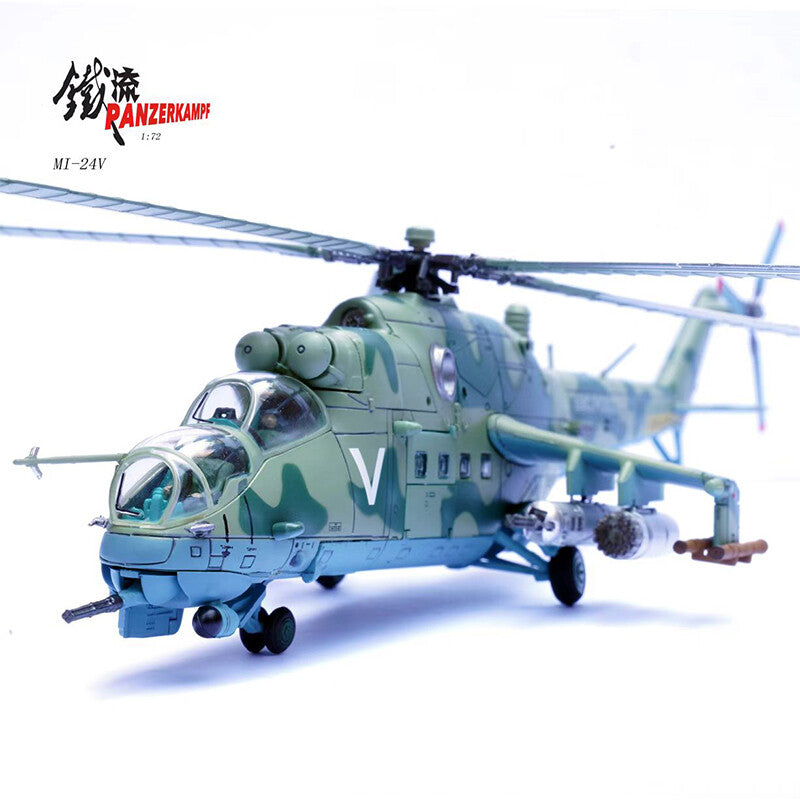 1:72 Panzerkampf Mi-24V Sudden attack on Kyiv 2022 Helicopter Diecast Model
